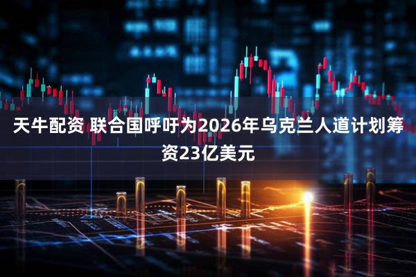 天牛配资 联合国呼吁为2026年乌克兰人道计划筹资23亿美元